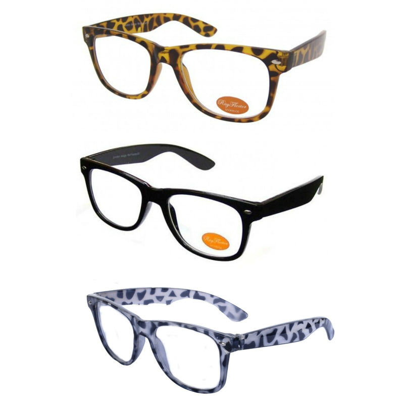 Clear Lens Geek Glasses - Minimum Mouse