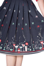 Cocktails Print Skirt by Banned Apparel - Minimum Mouse