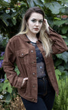 Cocoa Brown Cord Jacket by Run and Fly - Minimum Mouse