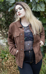 Cocoa Brown Cord Jacket by Run and Fly - Minimum Mouse