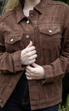 Cocoa Brown Cord Jacket by Run and Fly - Minimum Mouse