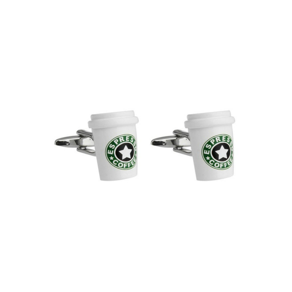 Coffee Cup Cufflinks - Minimum Mouse