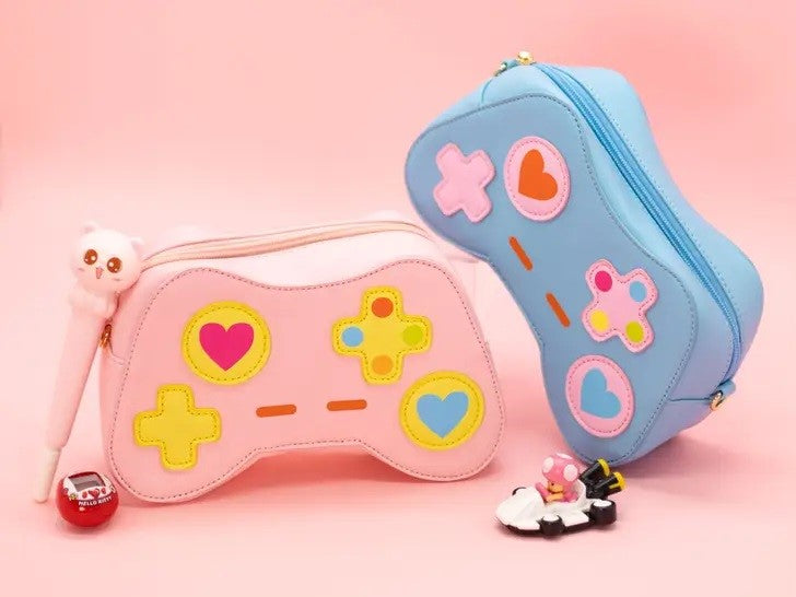 Pastel Blue Game Controller Handbag