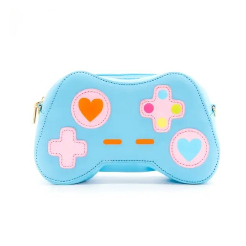 Pastel Blue Game Controller Handbag