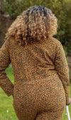 Corduroy Leopard Print Jumpsuit by Run and Fly - Minimum Mouse