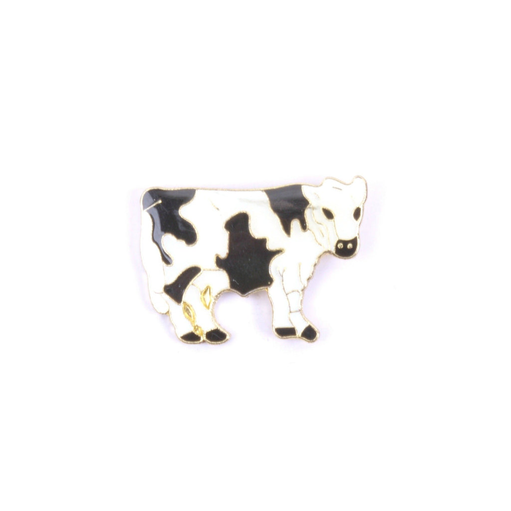 Cow Enamel Lapel Pin Badge - Minimum Mouse