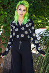 Cropped Daisy Cardigan by Run and Fly - Minimum Mouse