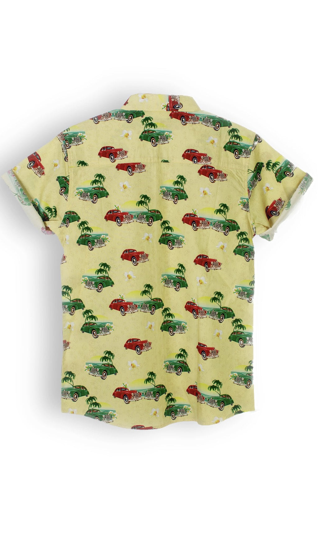 Cuban Cars Print Shirt by Run and Fly - Minimum Mouse