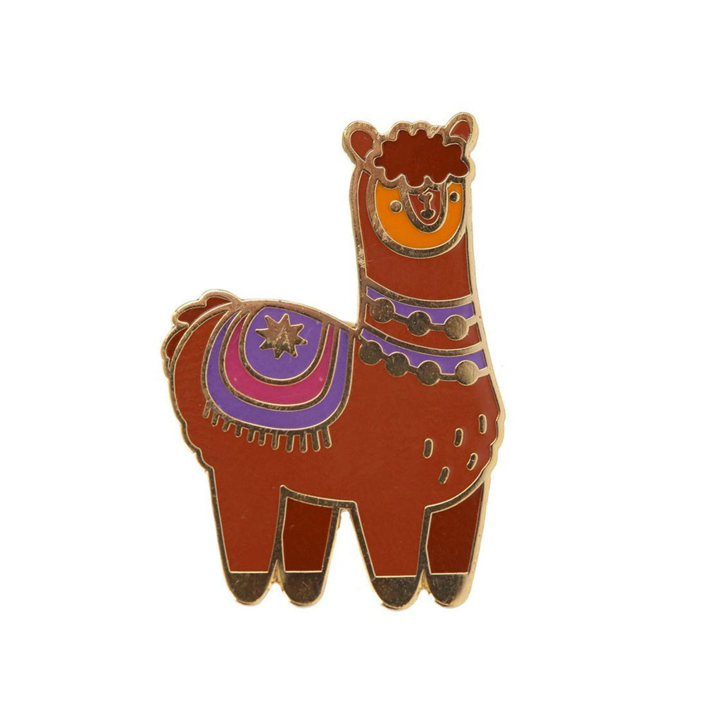 Cute Alpaca Llama Enamel Lapel Pin Badge - Minimum Mouse