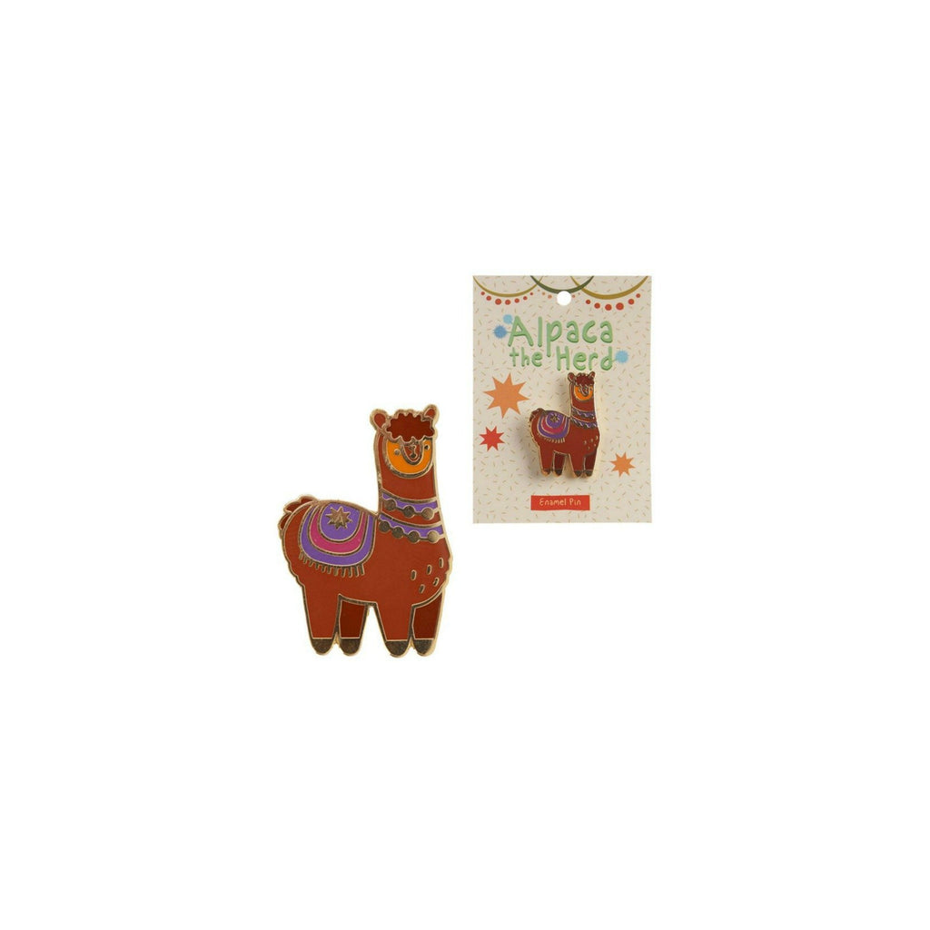 Cute Alpaca Llama Enamel Lapel Pin Badge - Minimum Mouse