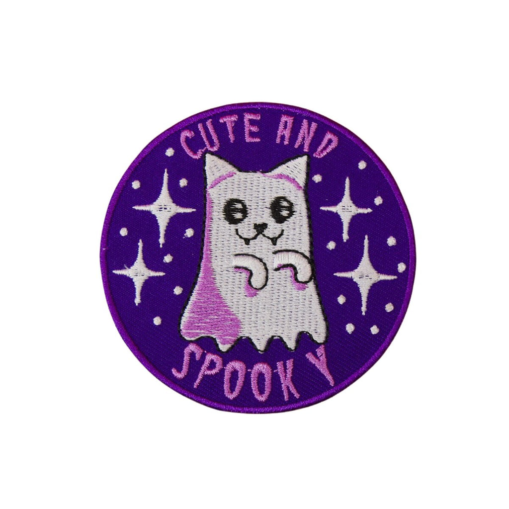 cute and spooky iron on patch - Minimum Mouse