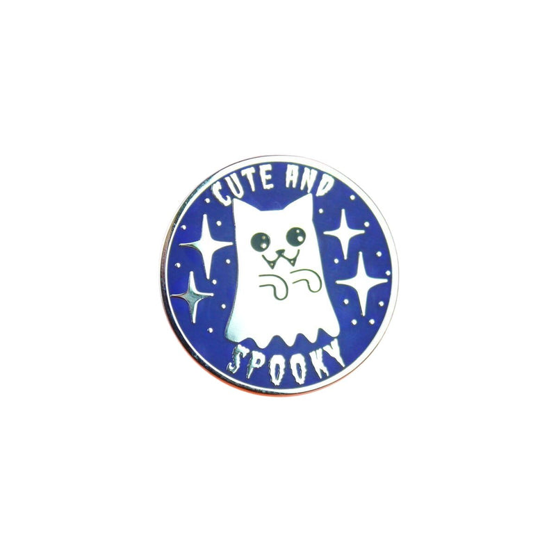 cute and spooky pin badge - Minimum Mouse