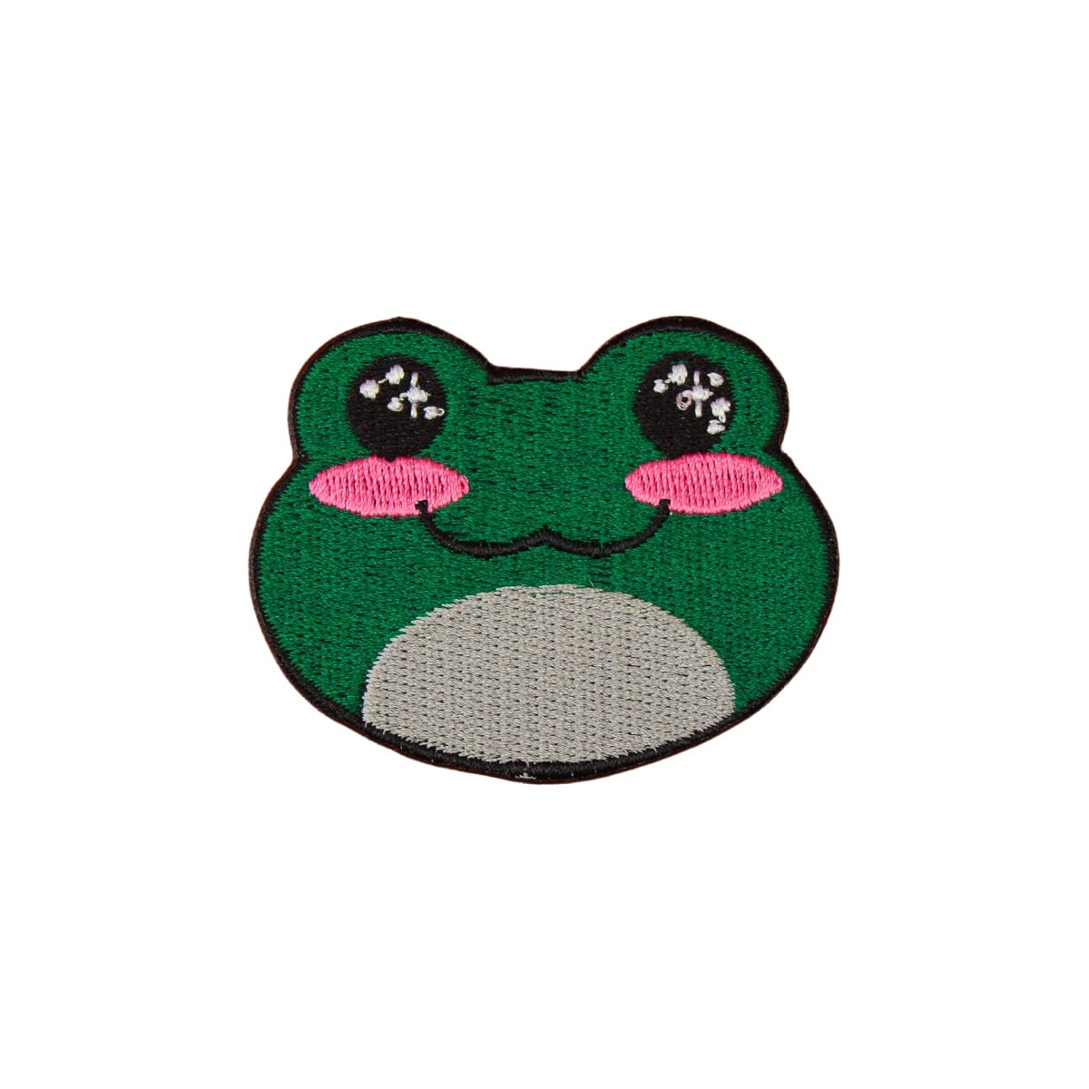 Cute Frog Iron On Patch - Minimum Mouse