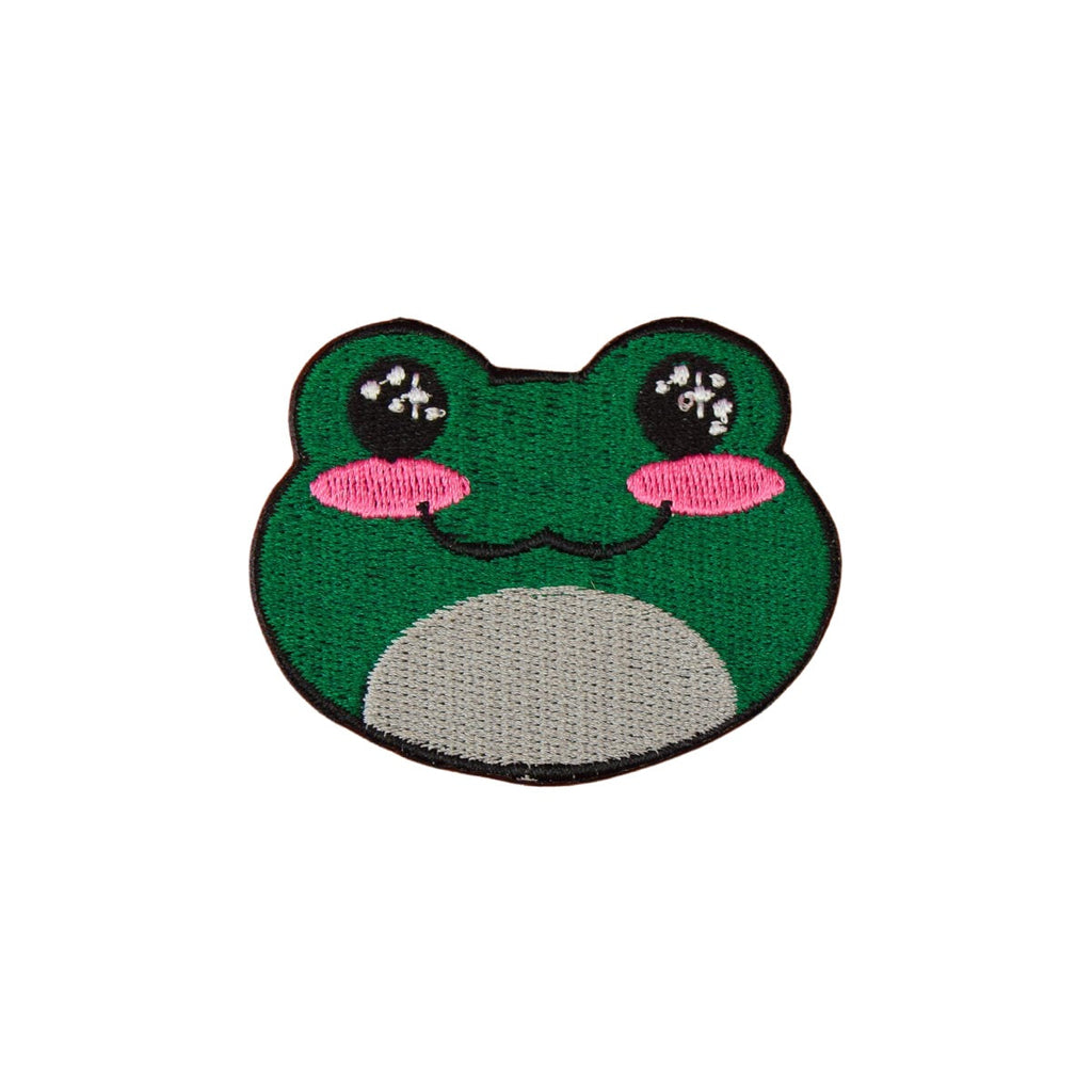 Cute Frog Iron On Patch - Minimum Mouse