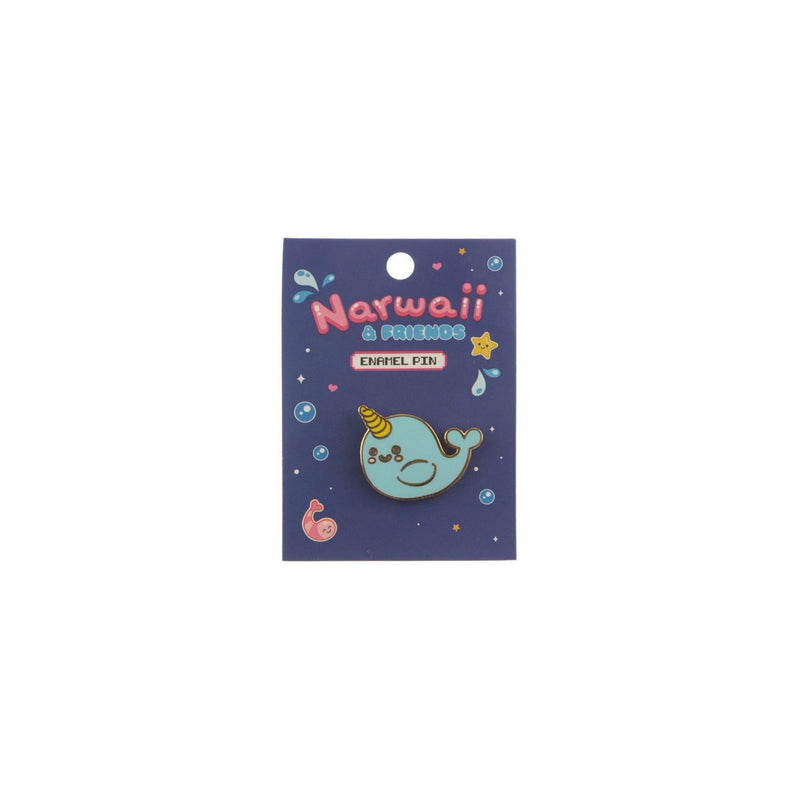 Cute Narwahl Enamel Lapel Pin Badge - Minimum Mouse