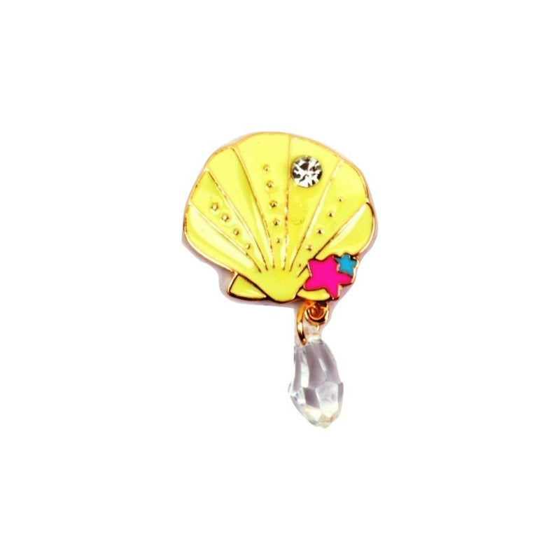 Cute Sea Shell Enamel Lapel Pin Badge - Minimum Mouse