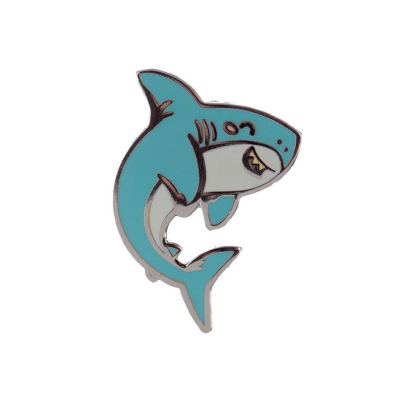 Cute Shark Enamel Lapel Pin Badge - Minimum Mouse