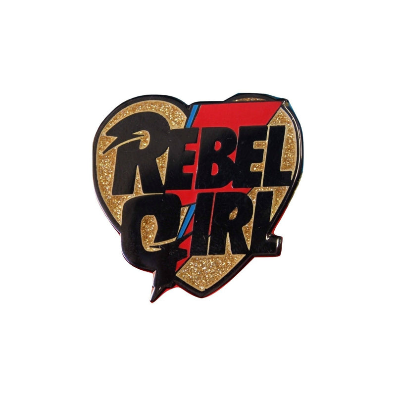 David Bowie Rebel Girl Lapel Pin Badge - Minimum Mouse