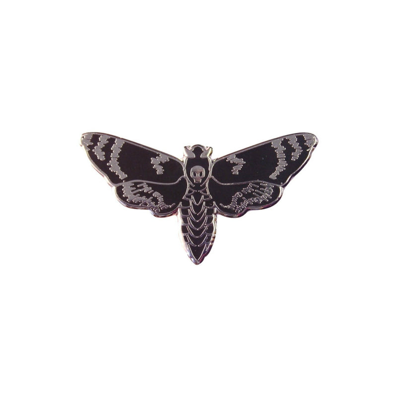 Death Head Moth Lapel Pin Badge - Minimum Mouse