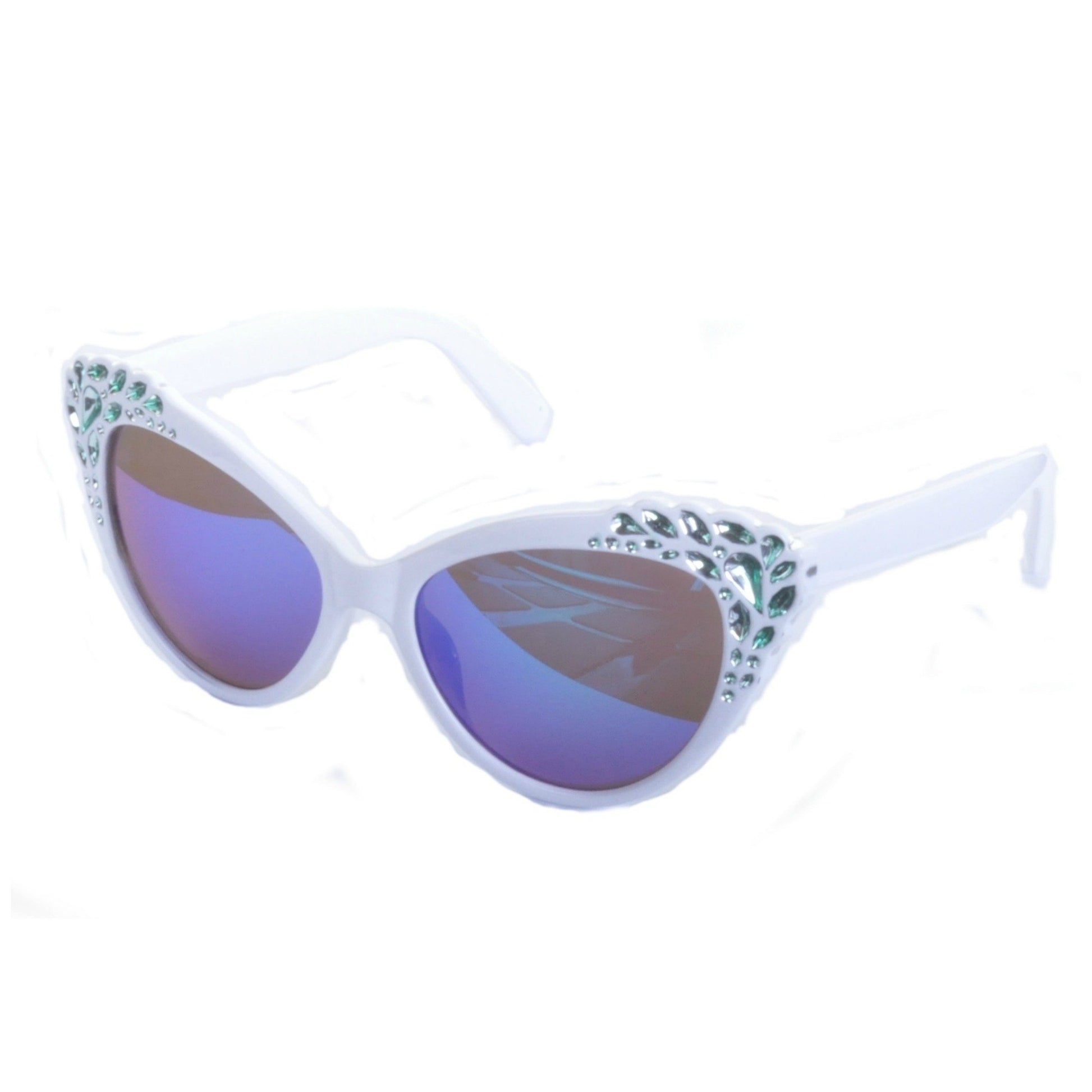 Diamante Trim Cat Eye Sunglasses - Minimum Mouse