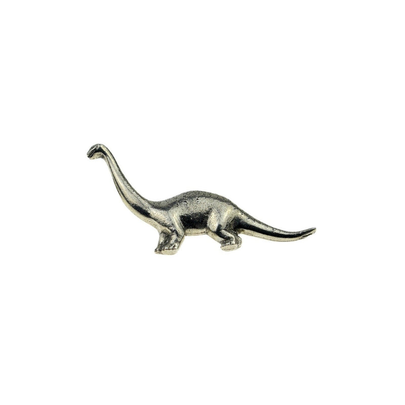 Diplodocus Pewter Dinosaur Lapel Pin Badge - Minimum Mouse