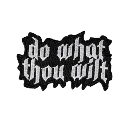 Do What You Wilt Iron On Patch - Minimum Mouse