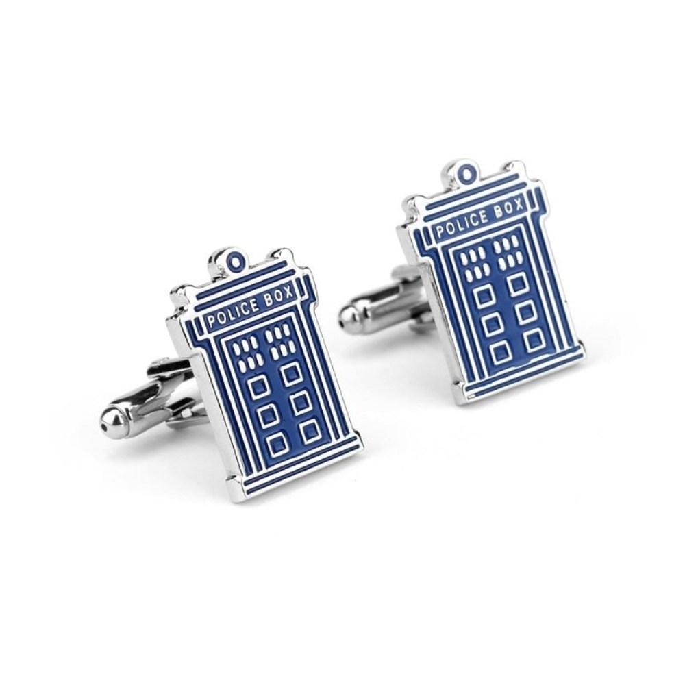 Doctor Who Tardis Cufflinks - Minimum Mouse