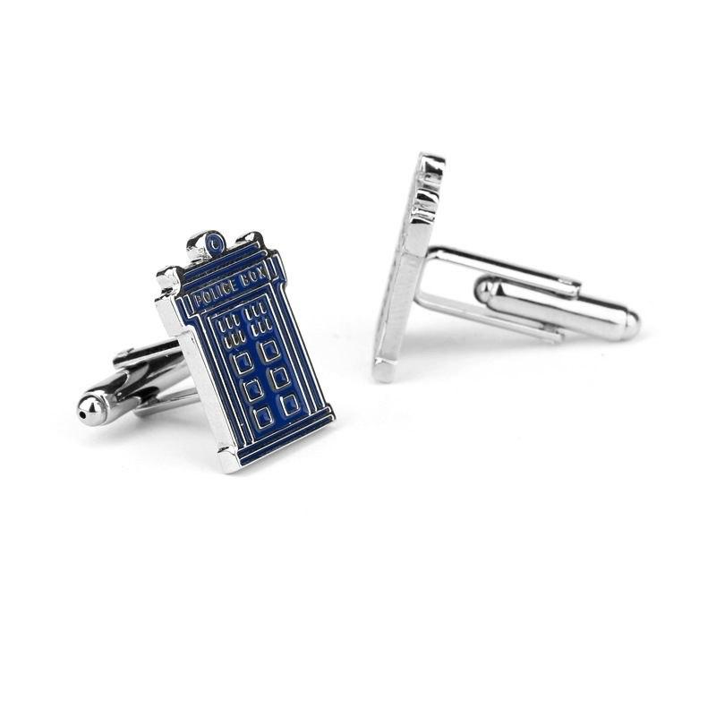 Doctor Who Tardis Cufflinks - Minimum Mouse