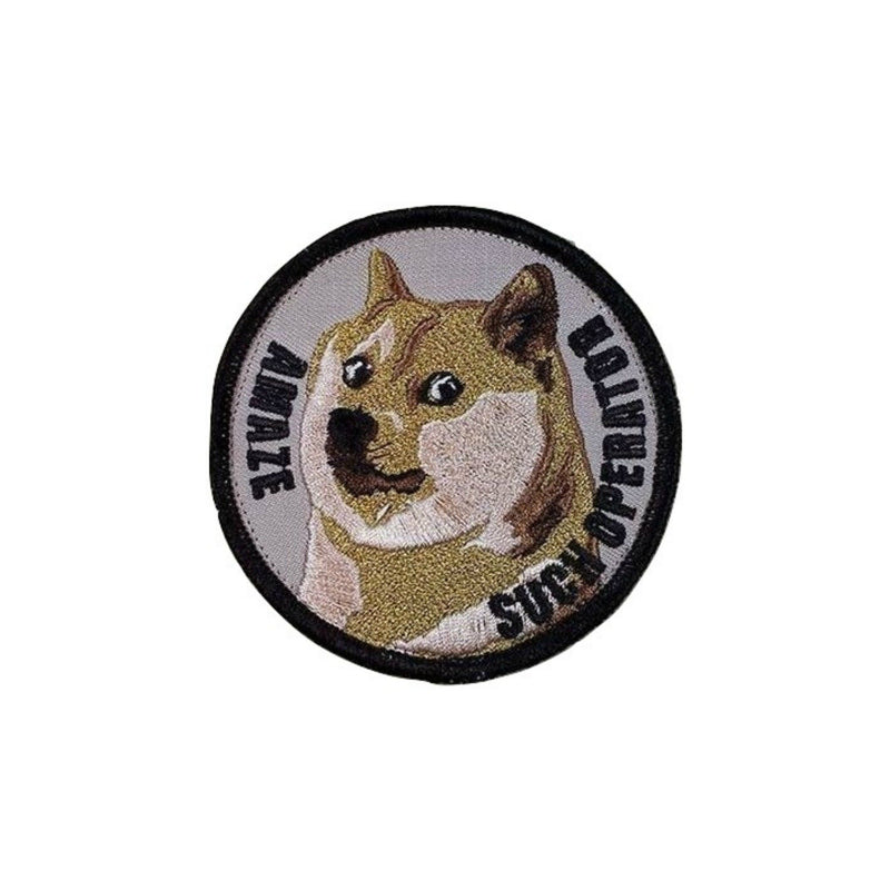 Doge Meme Iron On Patch - Minimum Mouse