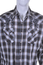 Embroidered Western Shirt XL - Minimum Mouse