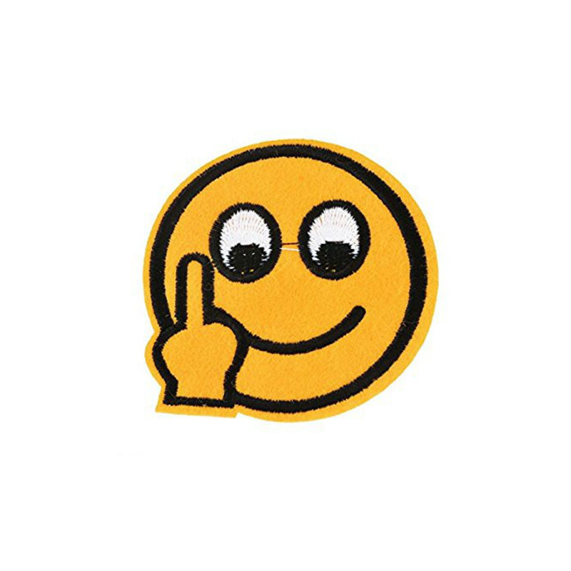 Smile Face Emoji Iron On Patch