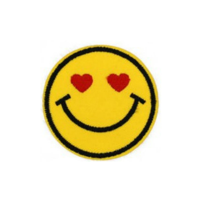 Smile Face Emoji Iron On Patch