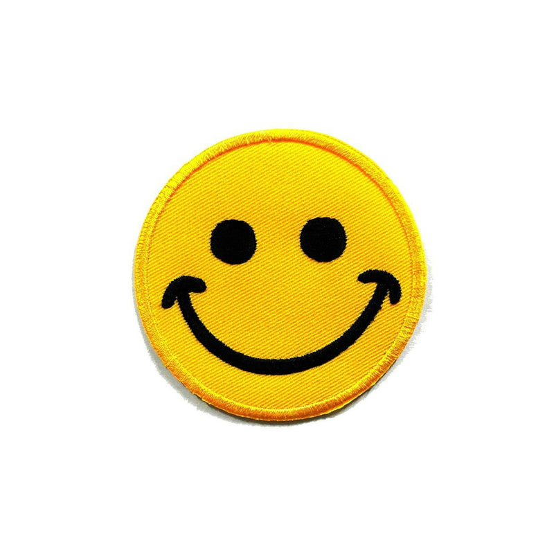 Smile Face Emoji Iron On Patch