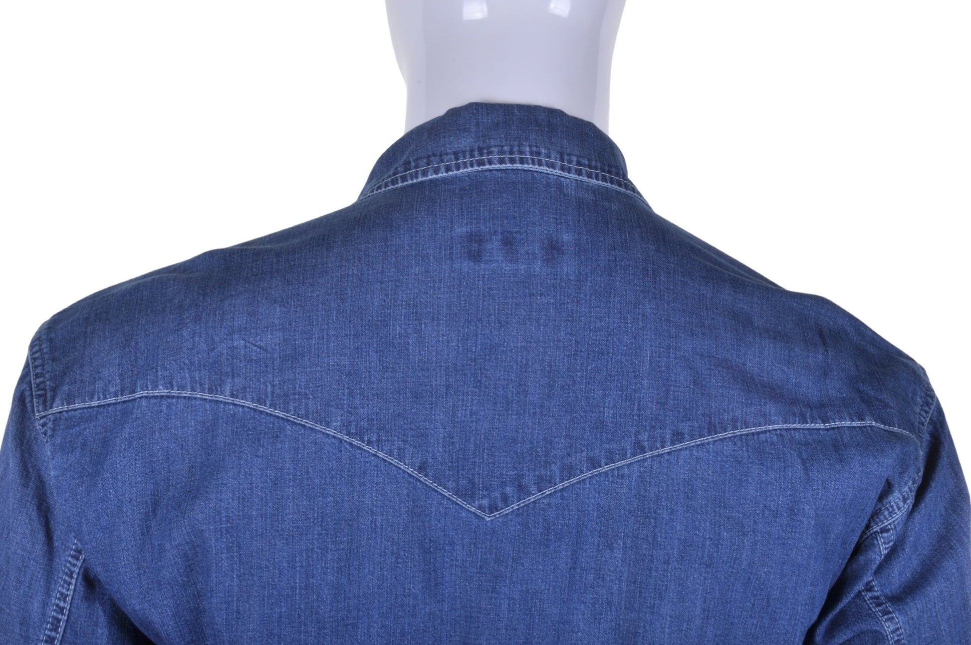 Esprit Blue Denim Western Shirt M - Minimum Mouse