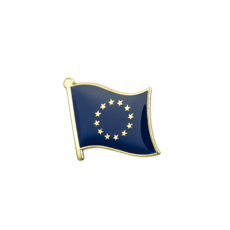 European Union EU Flag Enamel Lapel Pin Badge - Minimum Mouse