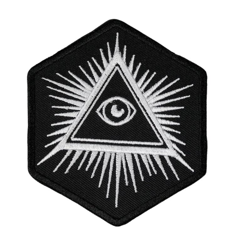 Eye Of Providence Iron On Patch - Minimum Mouse