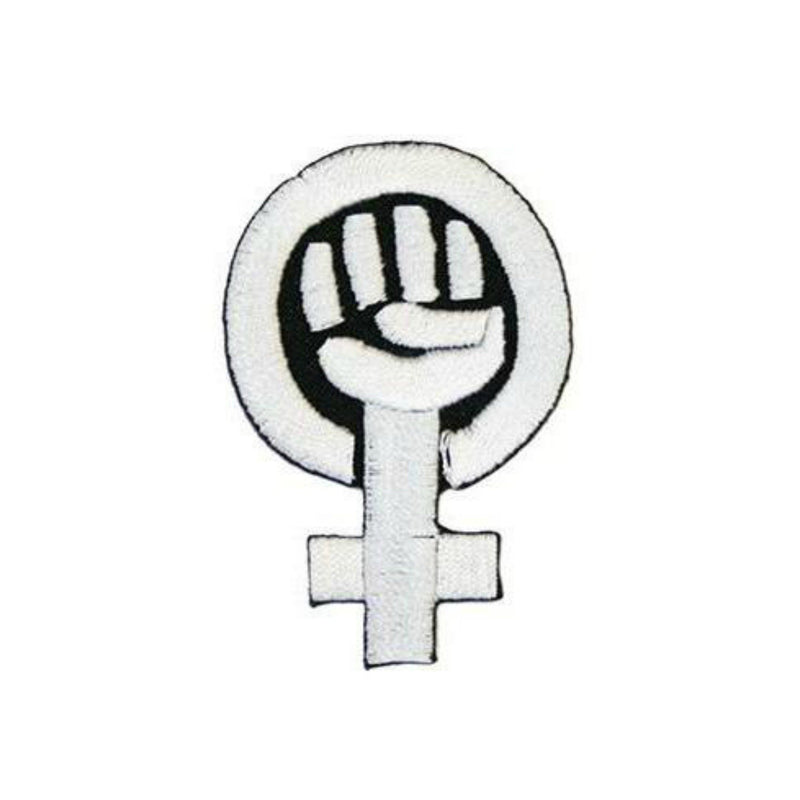 Feminist Symbol Iron On Patch - Minimum Mouse