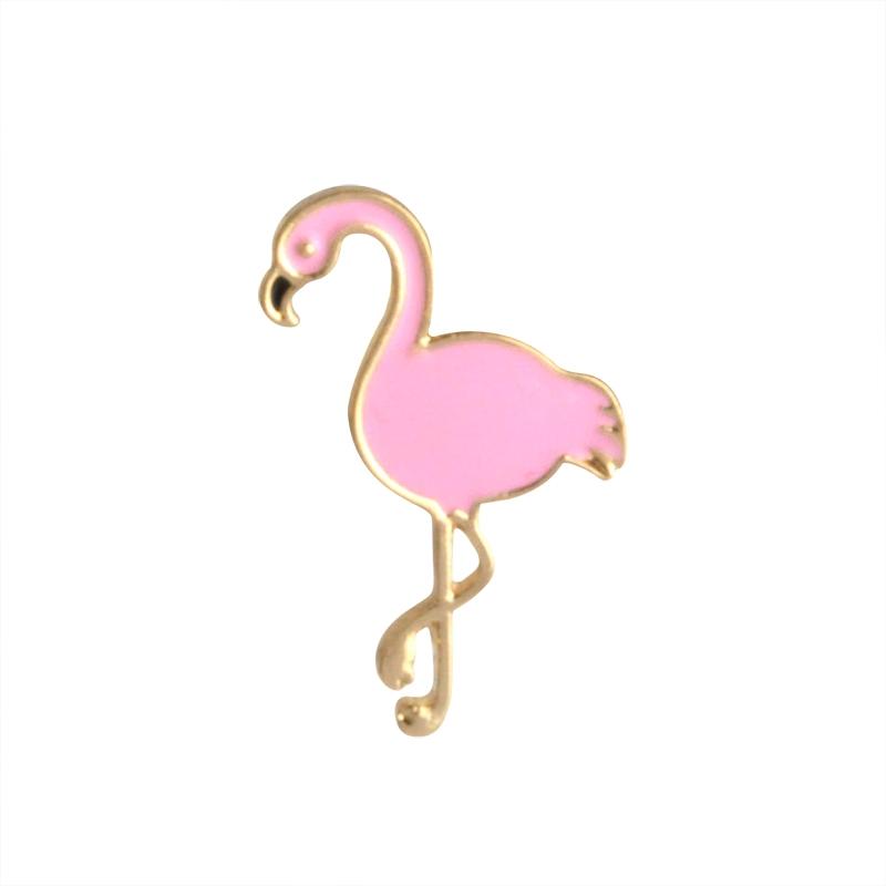 Flamingo Enamel Lapel Pin Badge - Minimum Mouse