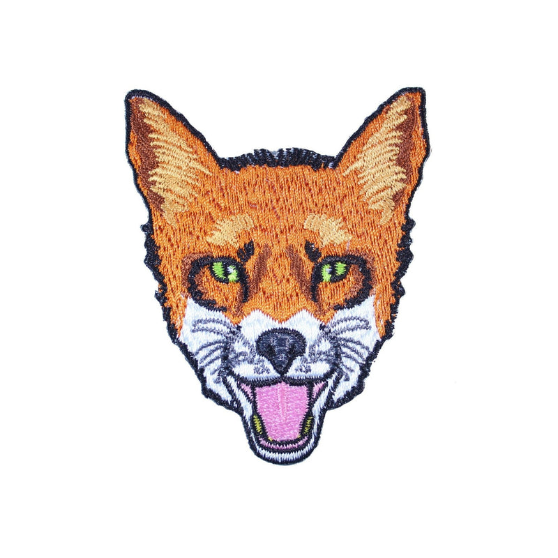 Fox Face Iron On Patch - Minimum Mouse