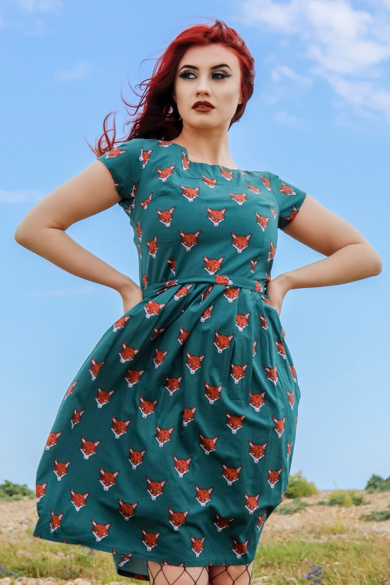 Fox Print Dress by Run and Fly - Minimum Mouse