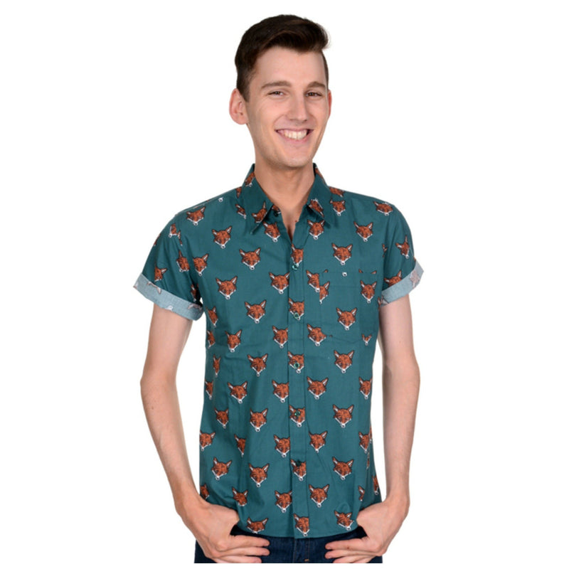 Fox Print Shirt by Run and Fly - Minimum Mouse
