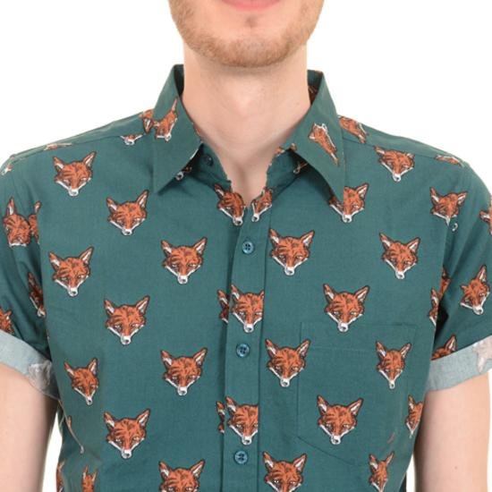 Fox Print Shirt by Run and Fly - Minimum Mouse