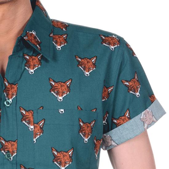 Fox Print Shirt by Run and Fly - Minimum Mouse