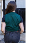 Green Fox Cropped Tank Top by Run and Fly