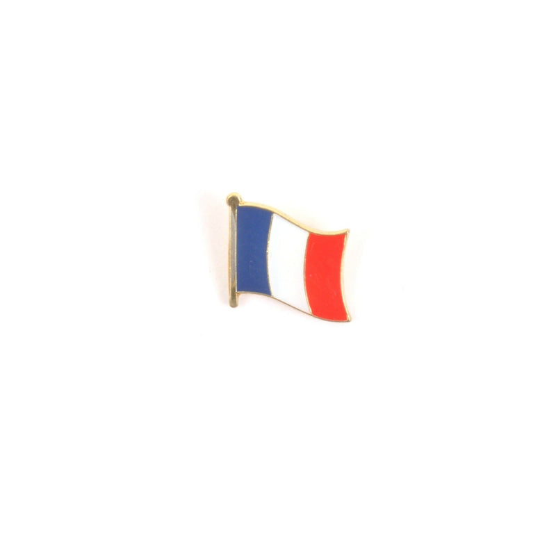 French Flag Enamel Lapel Pin Badge - Minimum Mouse