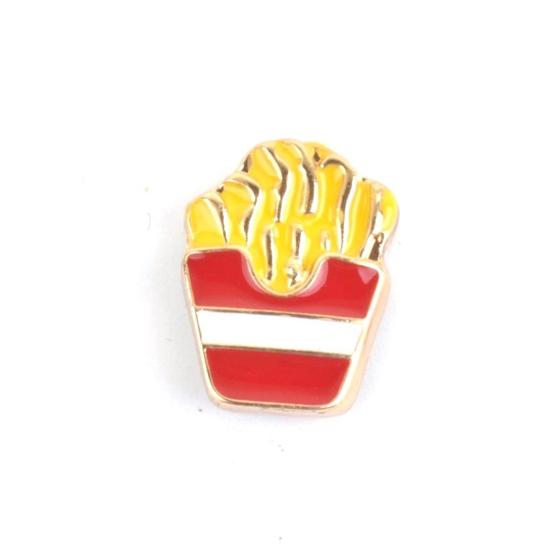 French Fries Enamel Lapel Pin Badge - Minimum Mouse