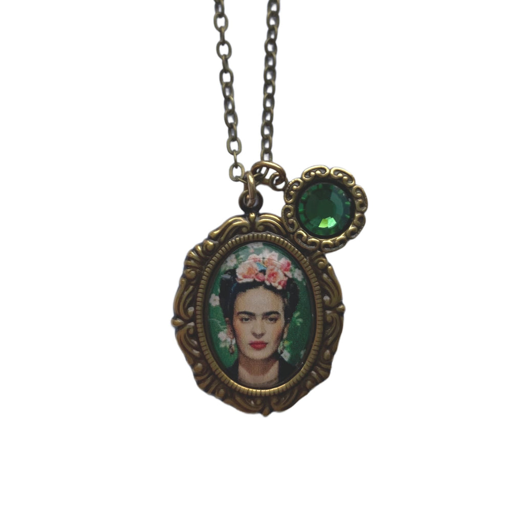 Frida Cameo Pendant Necklace by Love Boutique - Minimum Mouse