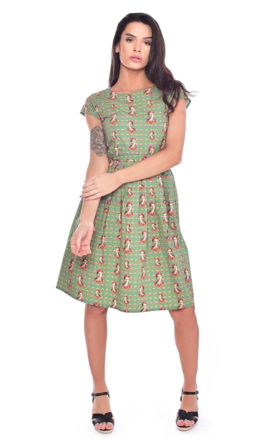 Frida Print Dress by Run and Fly - Minimum Mouse