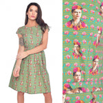 Frida Print Dress by Run and Fly - Minimum Mouse
