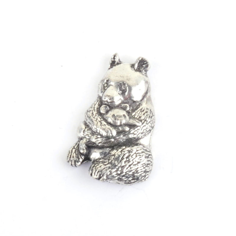 Giant Panda Pewter Lapel Pin Badge - Minimum Mouse